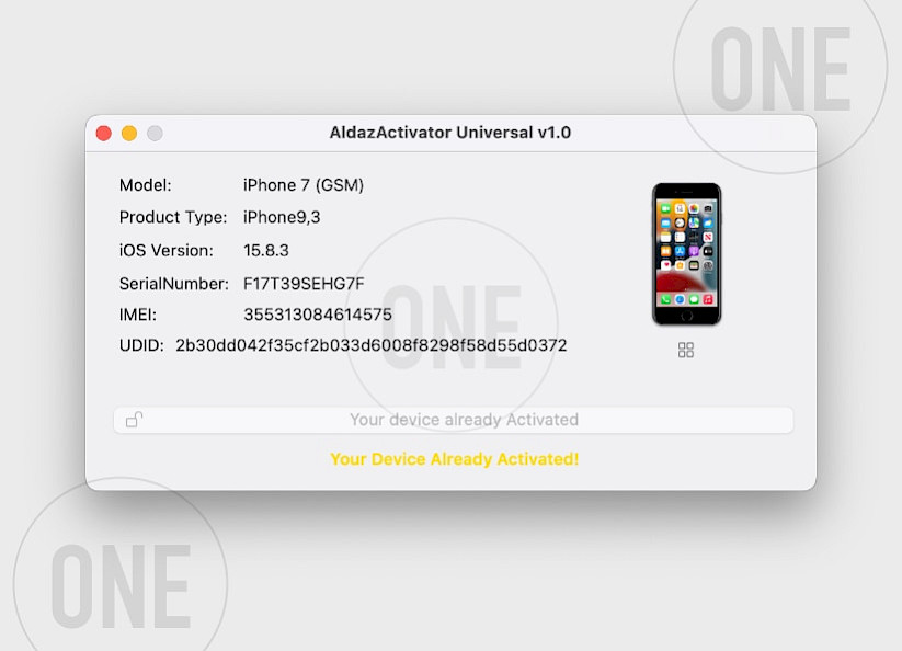 AldazUniversal (full name AldazActivator Untethered Universal)