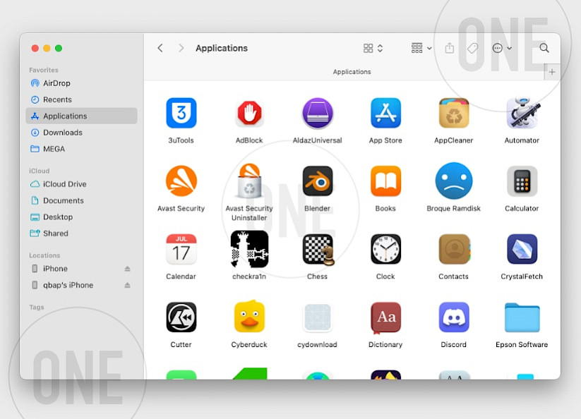 Open the Applications folder and run the AldazUniversal App