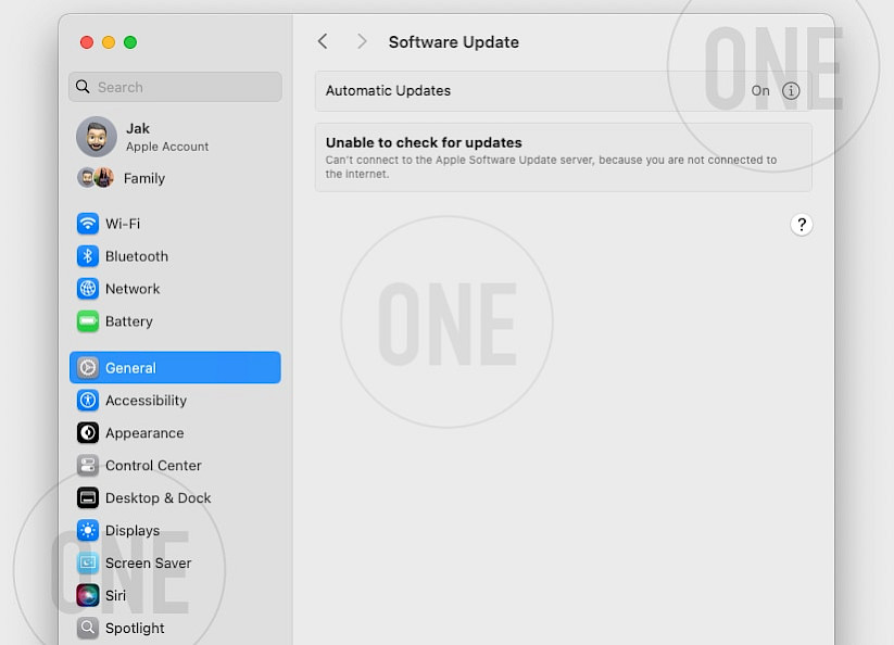 macOS Sequoia Software Update