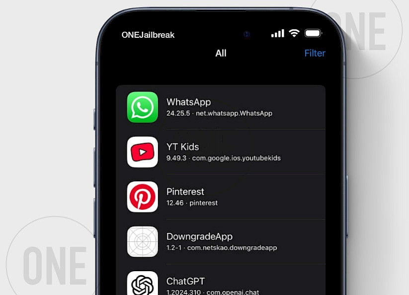 ExtractApp for TrollStore App Interface