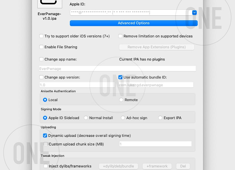 How to install EverPwnage on iPhone using Sideloadly