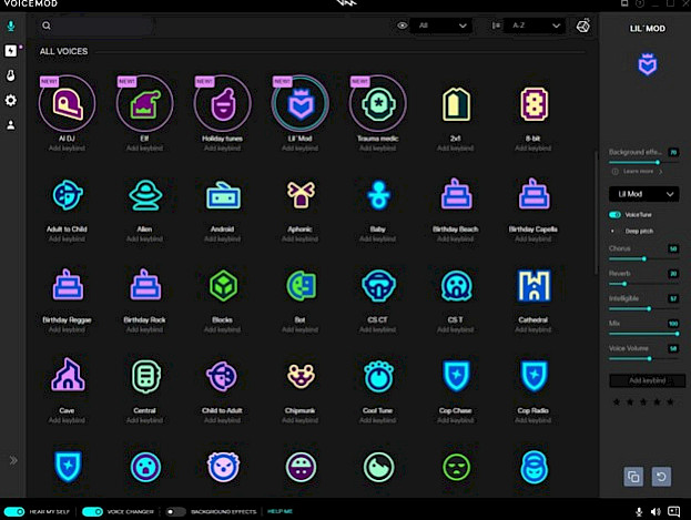 voicemod interface
