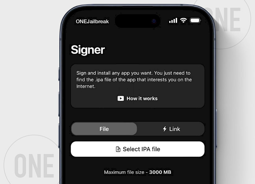 FlekStore Signer to sideload custom IPA files