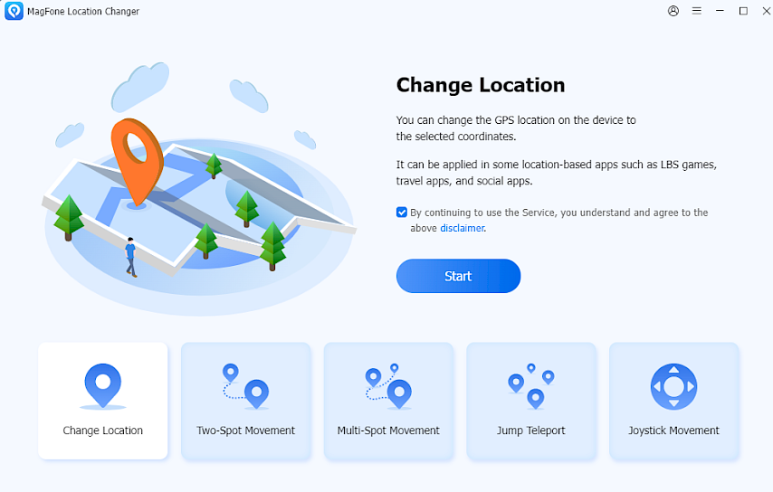 MagFone Location Changer