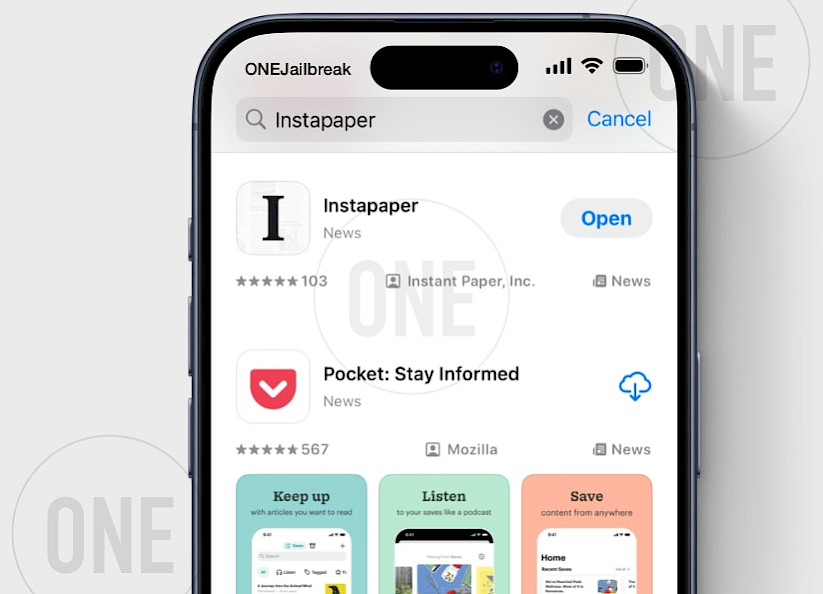 Download Instapaper from App Store
