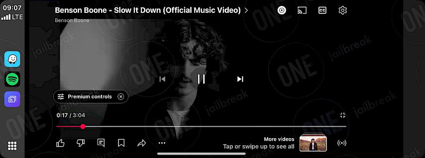 YouTube App on CarPlay 2025 without jailbreak