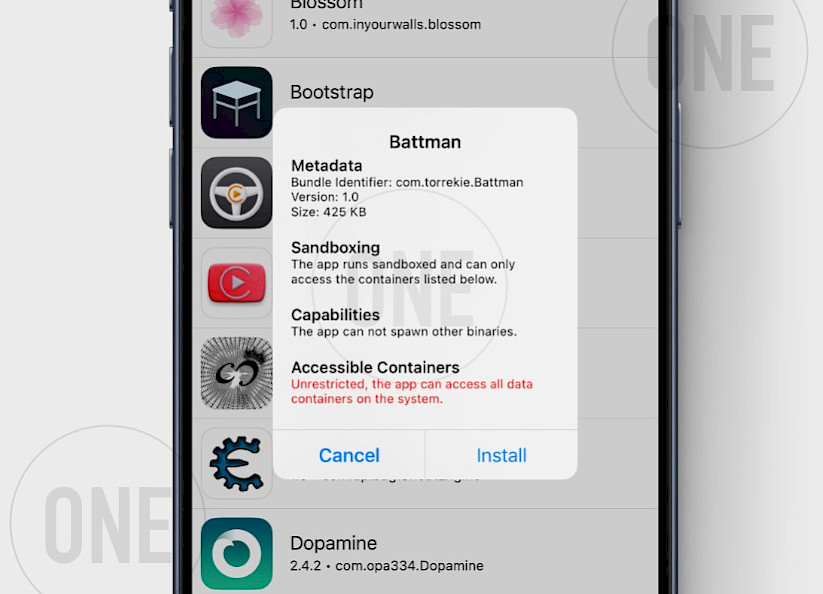 Steps to download and install Battman IPA on iOS