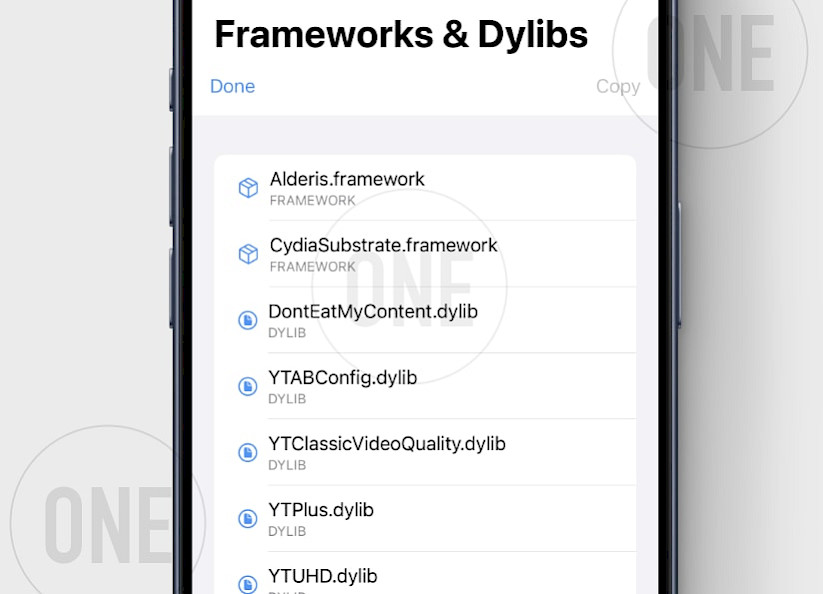 Ksign IPA file dylib viewer